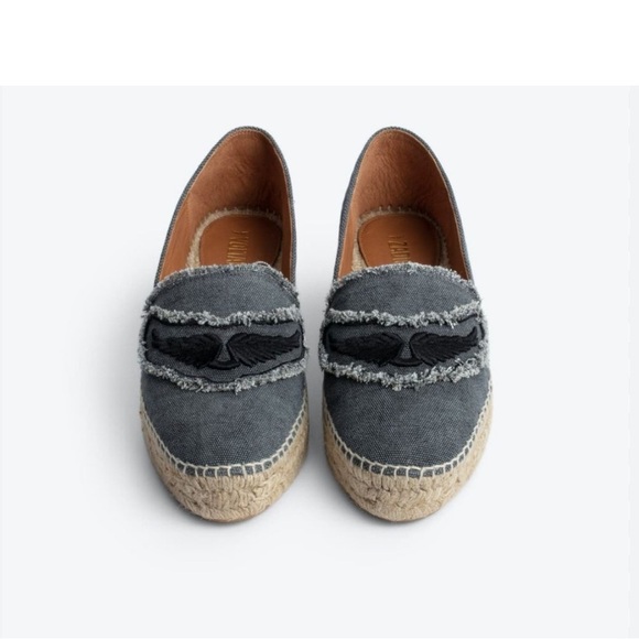 Zadig & Voltaire Canvas Espadrilles in Black - Picture 7 of 8